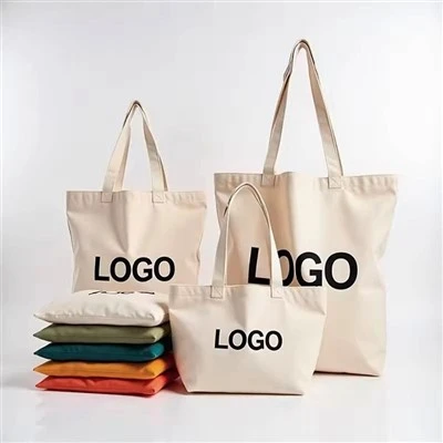 Torba za kupovinu namirnica od recikliranog pamučnog platna s prilagođenim logotipom